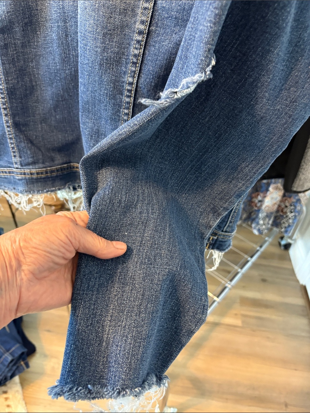 Destructed Jean Jacket - Picture 6 of 6
